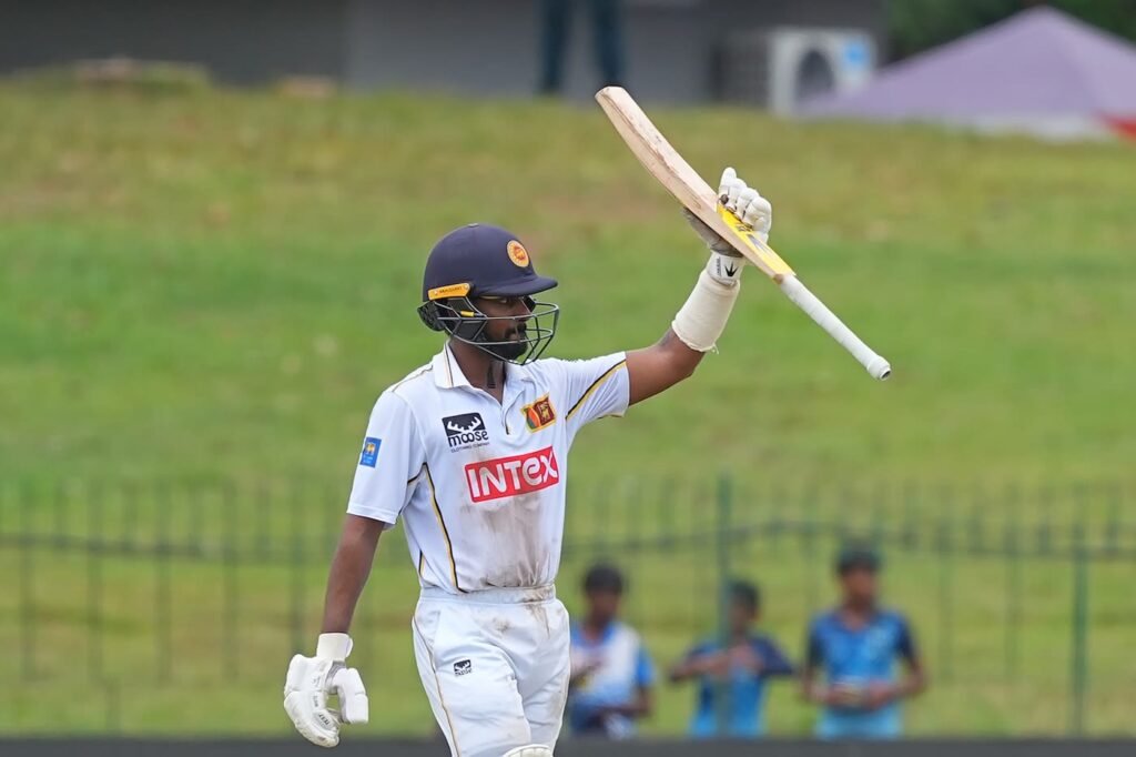 Pasindu Sooriyabandara Hits Maiden Test Fifty