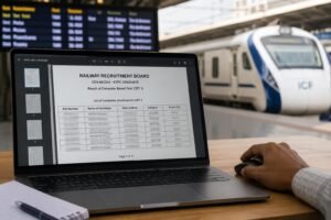RRB NTPC Result 2026 Check CBT 1 Merit List and Next Exam Date