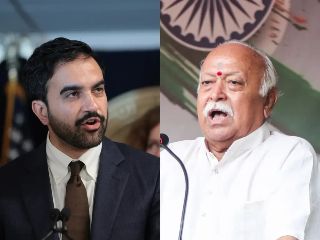 Mohan Bhagwat New York Event - Why Zohran Mamdani Opposes RSS Program