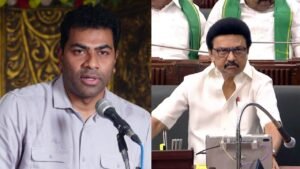 Aadhav Arjuna Seeks Rs.1 Crore From M.K. Stalin Over DMK X Post