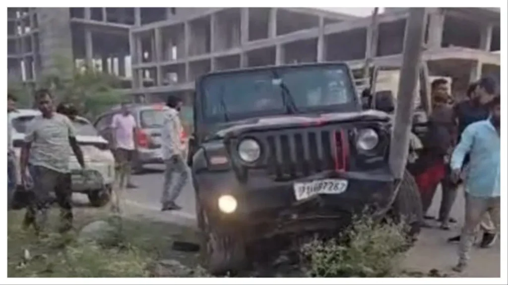 Greater Noida Thar Crash Kills Lawyer, Wife Critically Injured