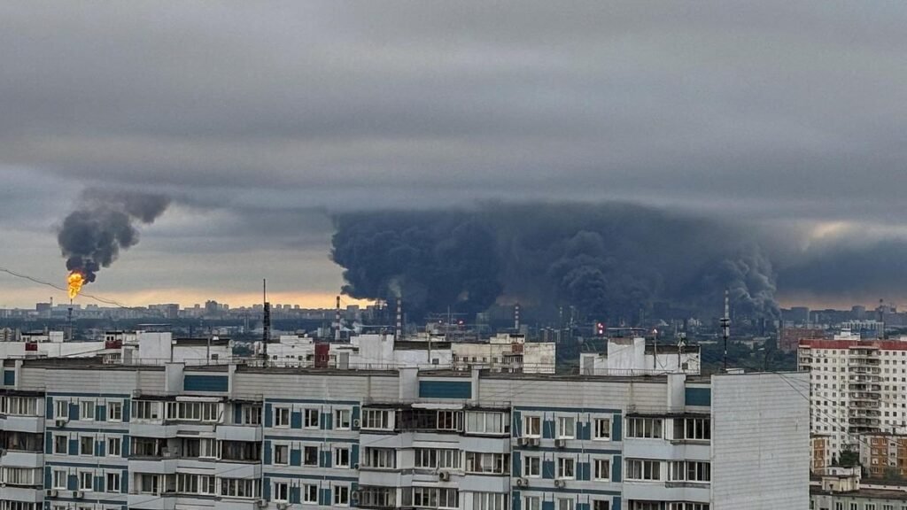 Moscow Drone Attack - Ukraine Targets Russian Capital During Election
