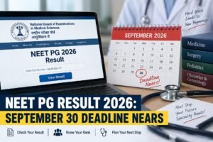NEET PG Result 2026 Candidates Await Answer Key as September 30 Deadline Nears