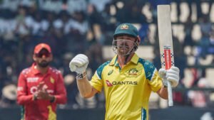 Travis Head 75-Ball Century Powers Australia to 356-6 Against Zimbabwe
